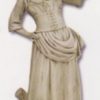 Statue fillette avec panier