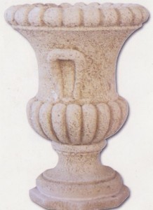 Vase granulé
