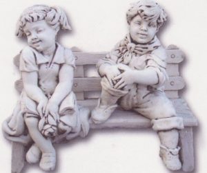 Banc et enfants
